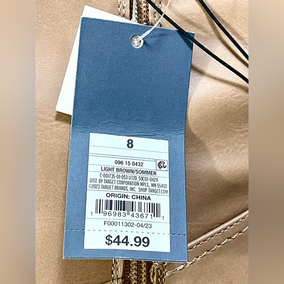 New women’s memory foam camel color knee high boots - Picture 8 of 9